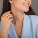 14 Ayar Kare Taşlı Mini Set - Görsel 2