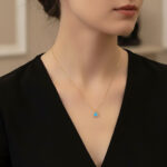 14 Ayar Altın Nazar Boncuk Kolye - Görsel 2