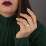 14 Ayar Altın Üçlü Model Yüzük - Görsel 2