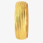 22 Ayar Sarı Altın 20 mm 30 Gram Desenli İşçiliksiz Bilezik